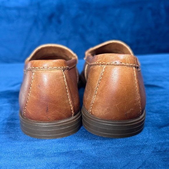 Vintage GH Bass & Co Penny Leather Loafer Shoes Brown Womens 7.5B made in USA - Picture 5 of 12